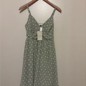Green Polka Dot Dress